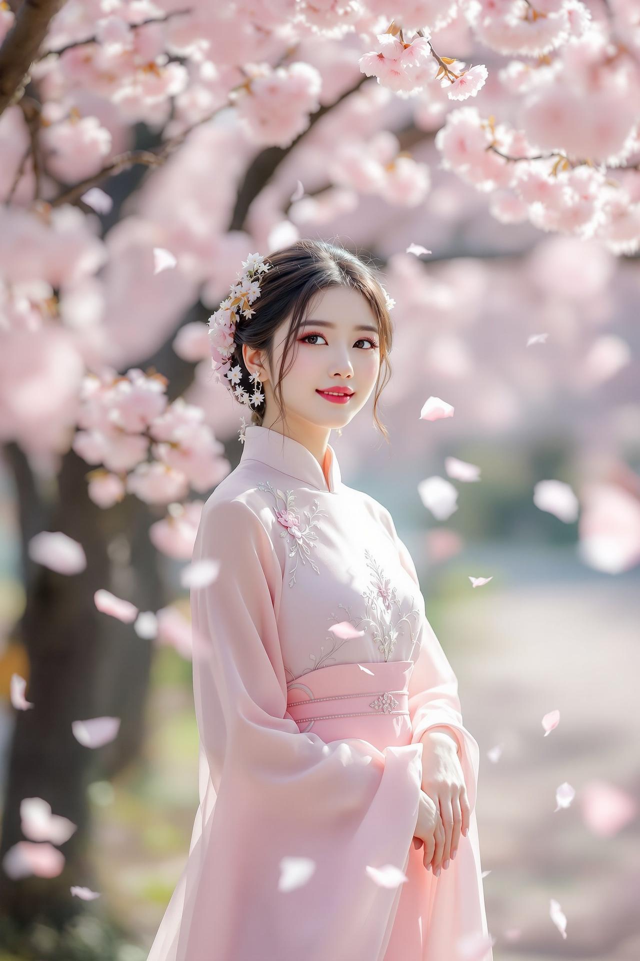 樱花树下 - 陈梦琪 - 性感美女写真唯美写真作品